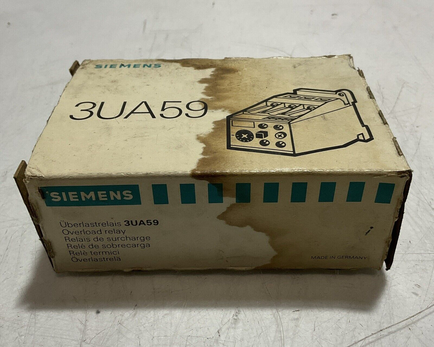 SIEMENS 3UA59 00-2D OVERLOAD RELAY 600VAC N3M