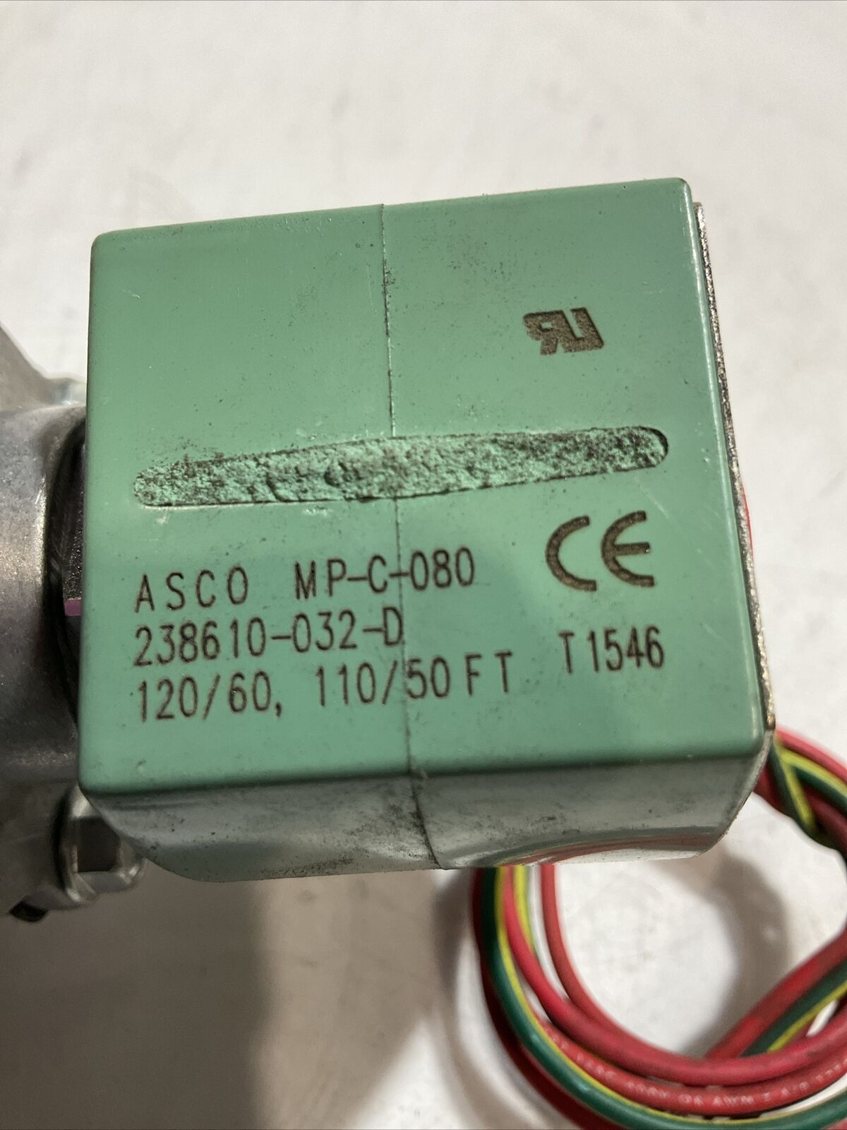 ASCO T447157 MP-C-080 238640-032-D SOLENOID SHUT OFF VALVE 120/60 110/50 FT  N3M