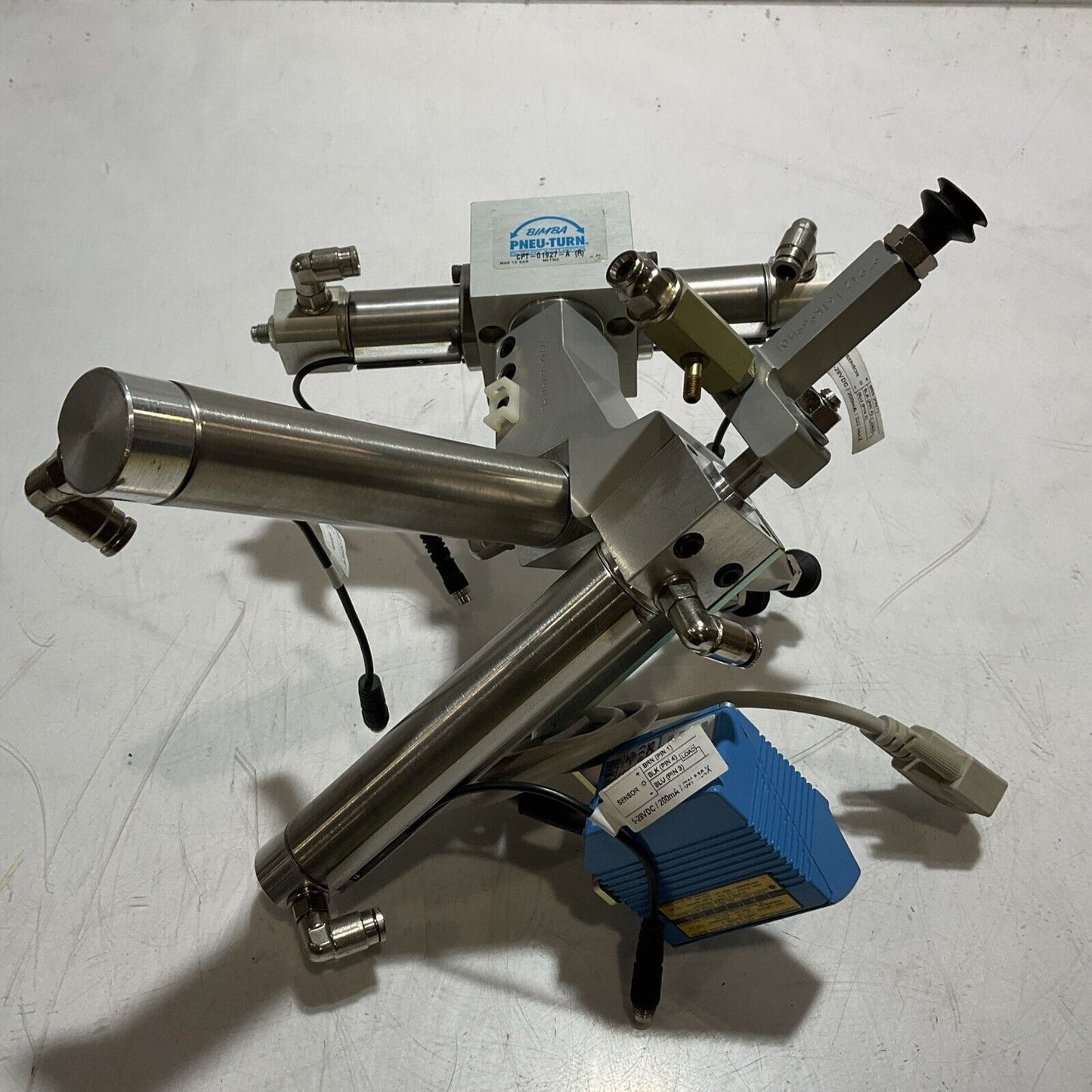 BIMBA SICK PNEUMATIC ROTARY ACTATOR ASSEMBLY CPT-01927-A CLV420-3010S04 U3S
