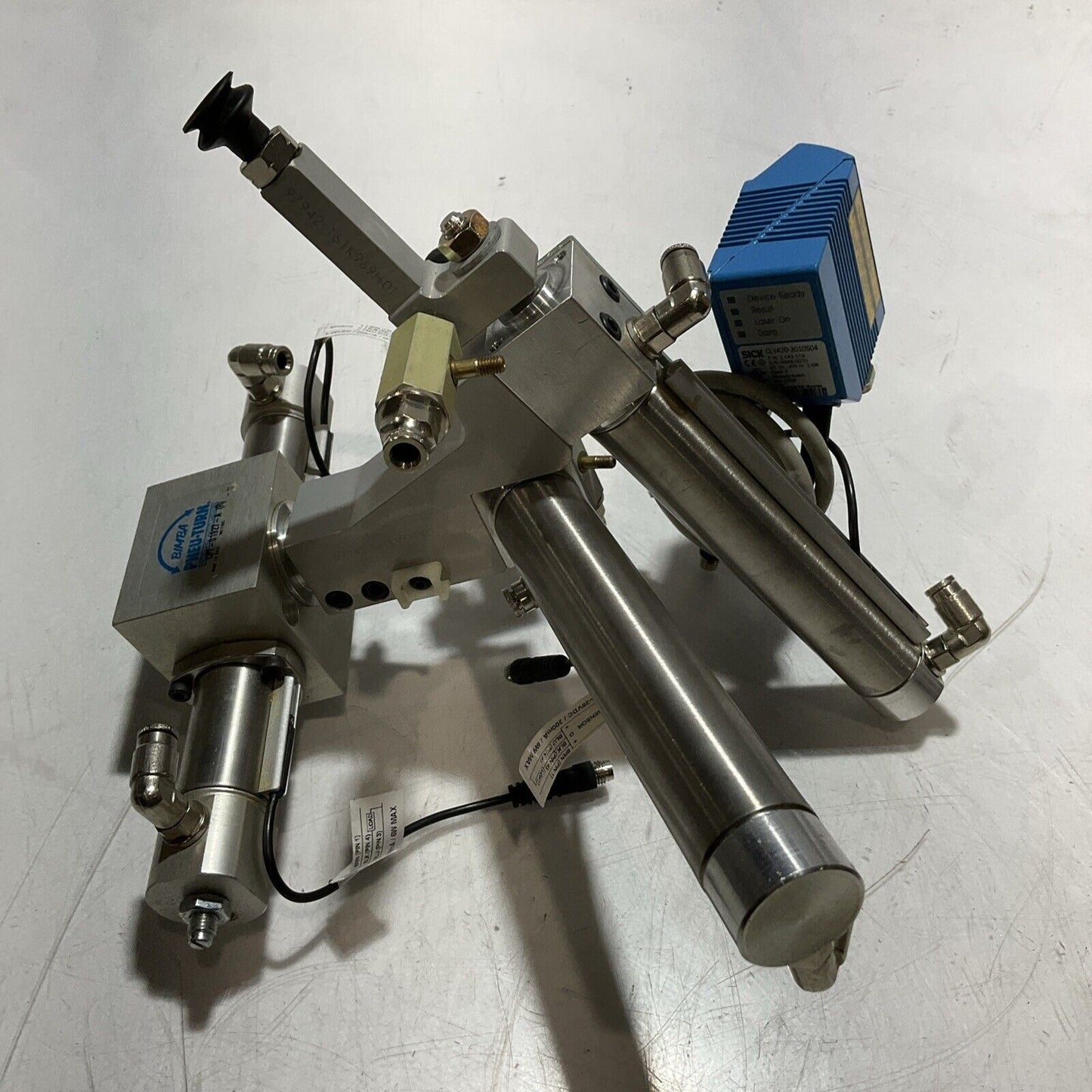 BIMBA SICK PNEUMATIC ROTARY ACTATOR ASSEMBLY CPT-01927-A CLV420-3010S04 U3S