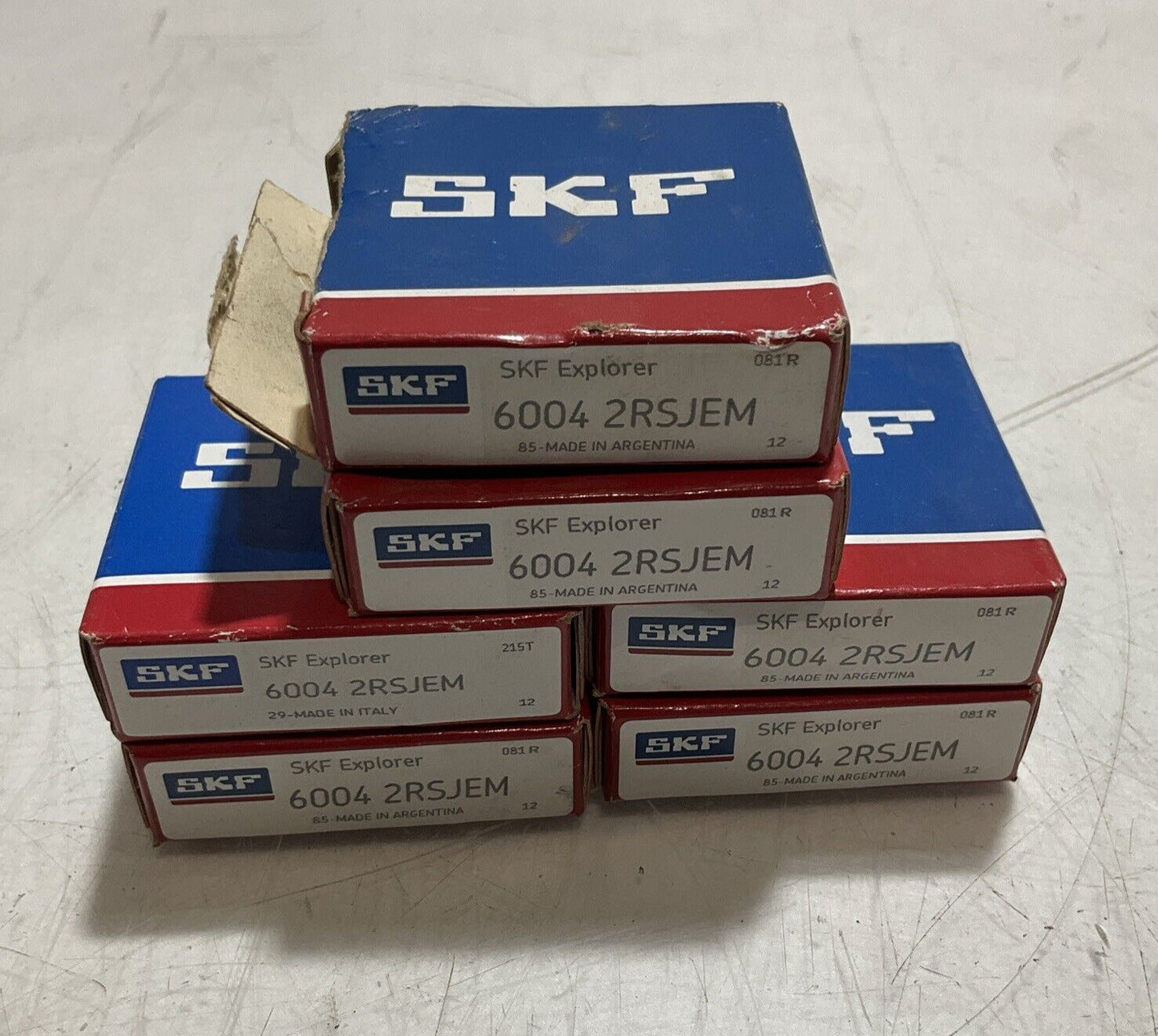SKF 60042 RSJEM DEEP GROOVE BALL BEARINGS 20 x42 x 12mm  LOT OF 6 R7T