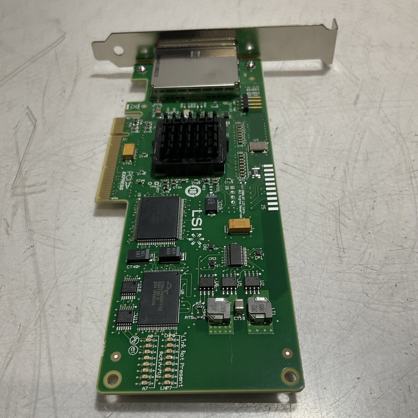 SAS/SATA LSISAS3801E CONTROLLER CIRCUT BOARD  U3S