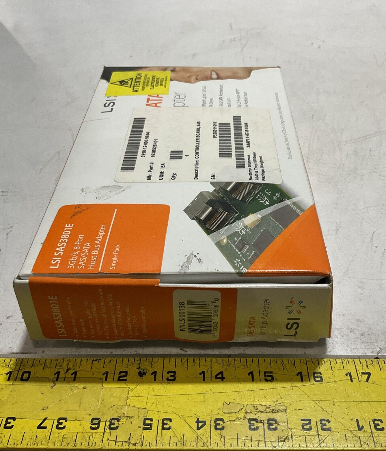 SAS/SATA LSISAS3801E CONTROLLER CIRCUT BOARD  U3S