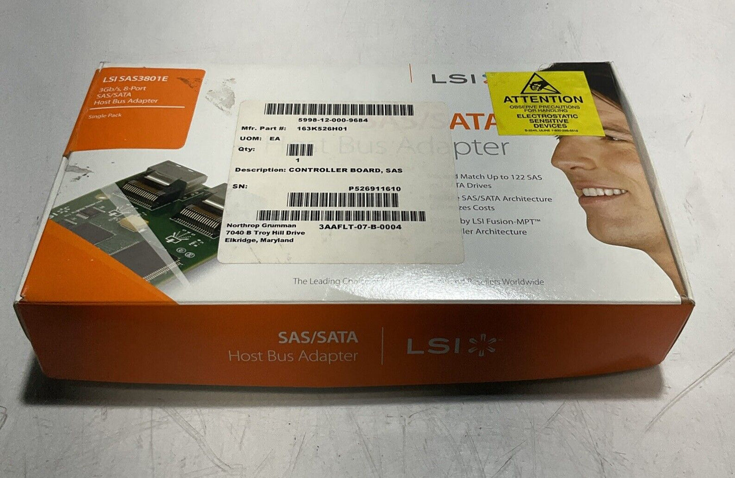 SAS/SATA LSISAS3801E CONTROLLER CIRCUT BOARD  U3S