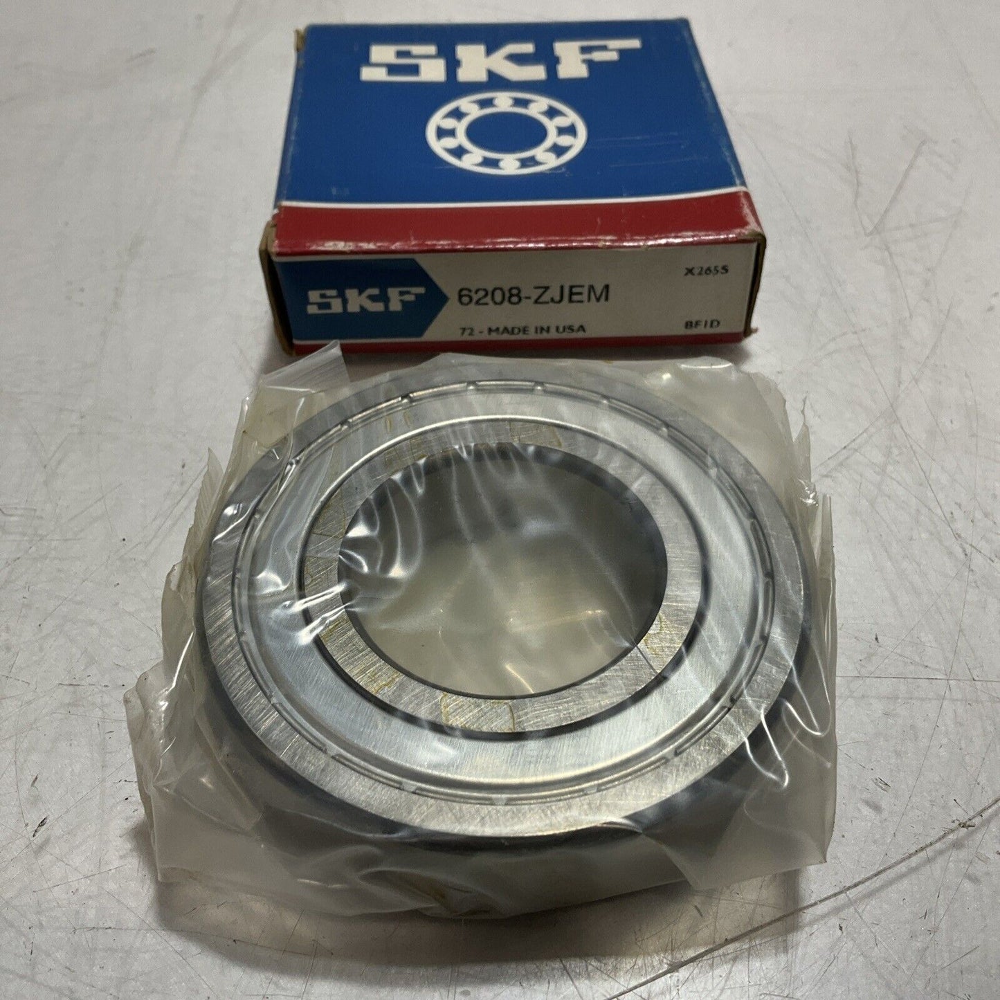 SKF 6208 ZJEM DEEP GROOVE BALL BEARINGS LOT 2 R7T