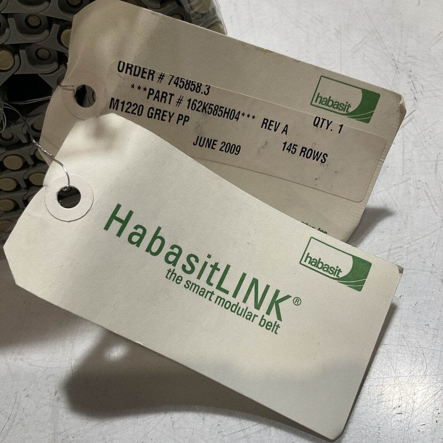 HABASITLINK   162K585H04  BELTING  MODULAR  W=450MM L=1842MM  U3S