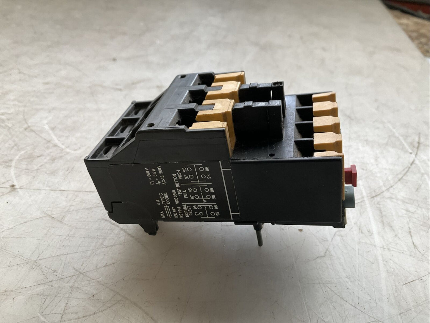 ALLEN BRADLEY 193-BSA90 SERIES B OVERLOAD RELAY 660V 0.5A N3M