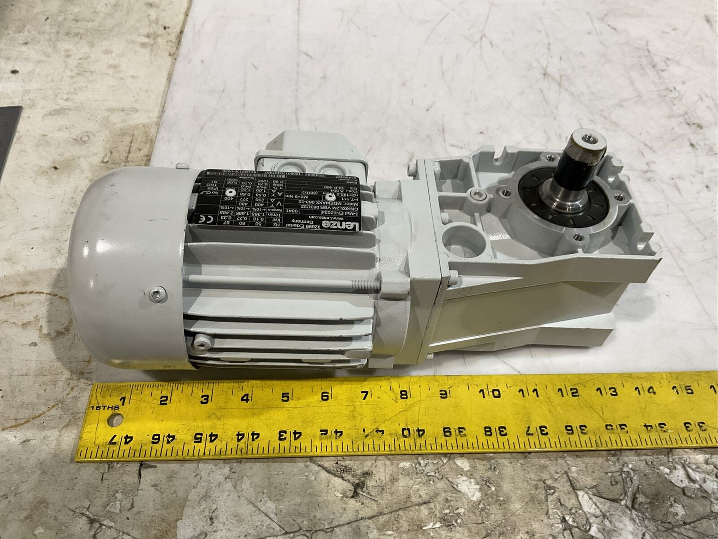 LENZE EN60034 GKR03-2M VBR 063C32 MDEMAXX 063-32 GEARBOX