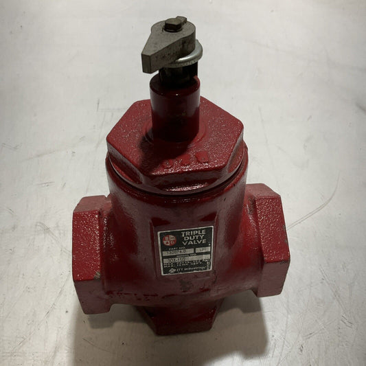 ITT BELL & GOSSETT 1320740 3DX-1 1/2 TRIPLE DUTY VALVE 125 PSI 250 F N3M