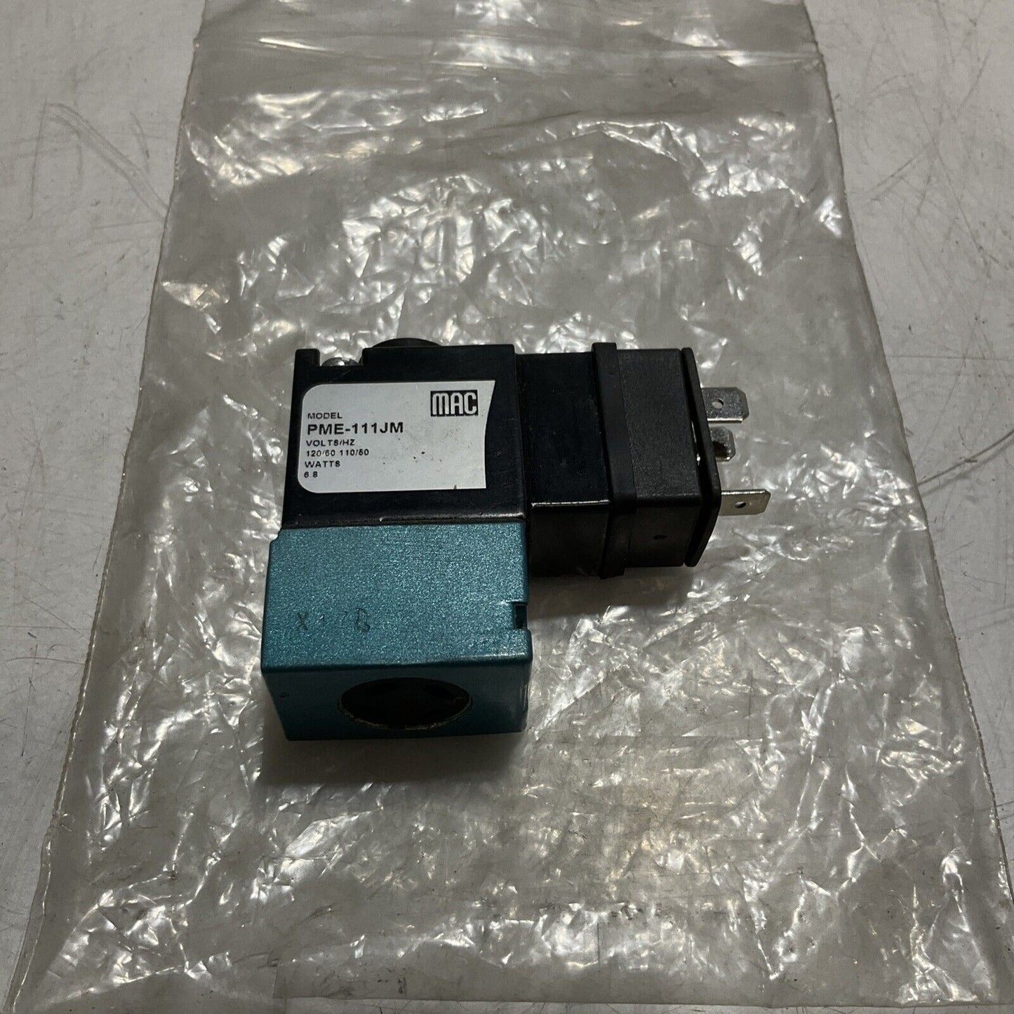 MAC PME-111JM SOLENOID SLOAN FLUID VALVE 110/120V 6.8W 60/50HZ 25-150 PSI U3S