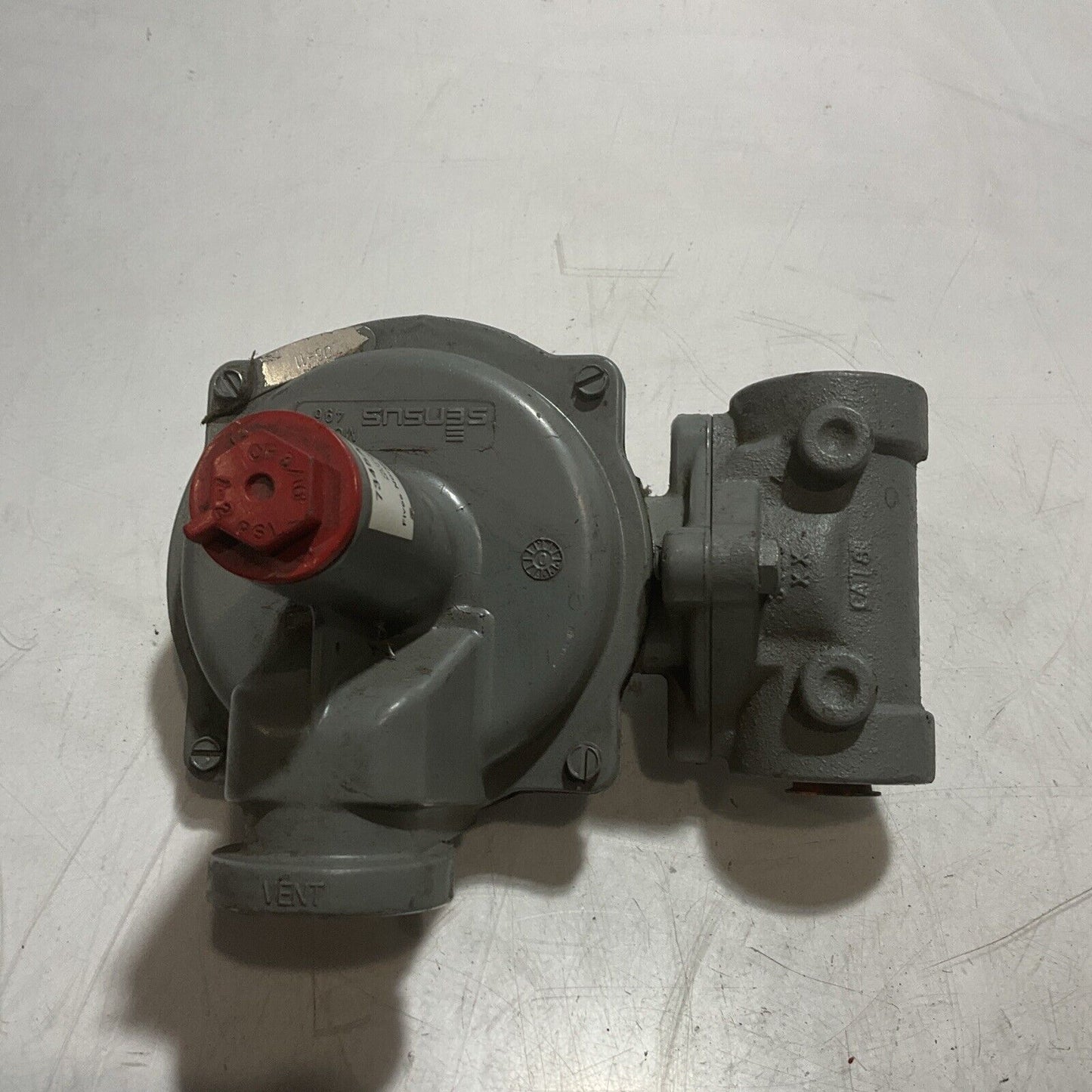 SENSUS 7345A-01-H2 MODEL 496 GAS PRESSURE REGULATOR 80 PSI N3M