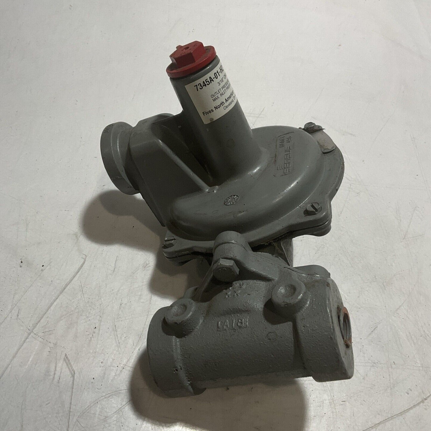 SENSUS 7345A-01-H2 MODEL 496 GAS PRESSURE REGULATOR 80 PSI N3M