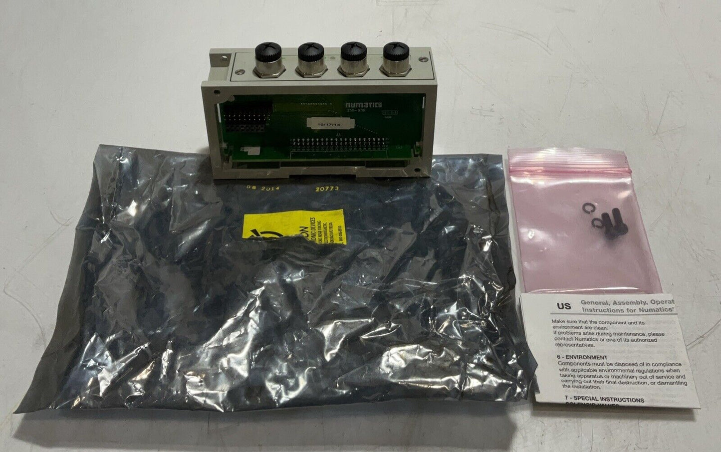 NUMATICS 256-939 TRANSITION BOARD INPUT MODULE N3M