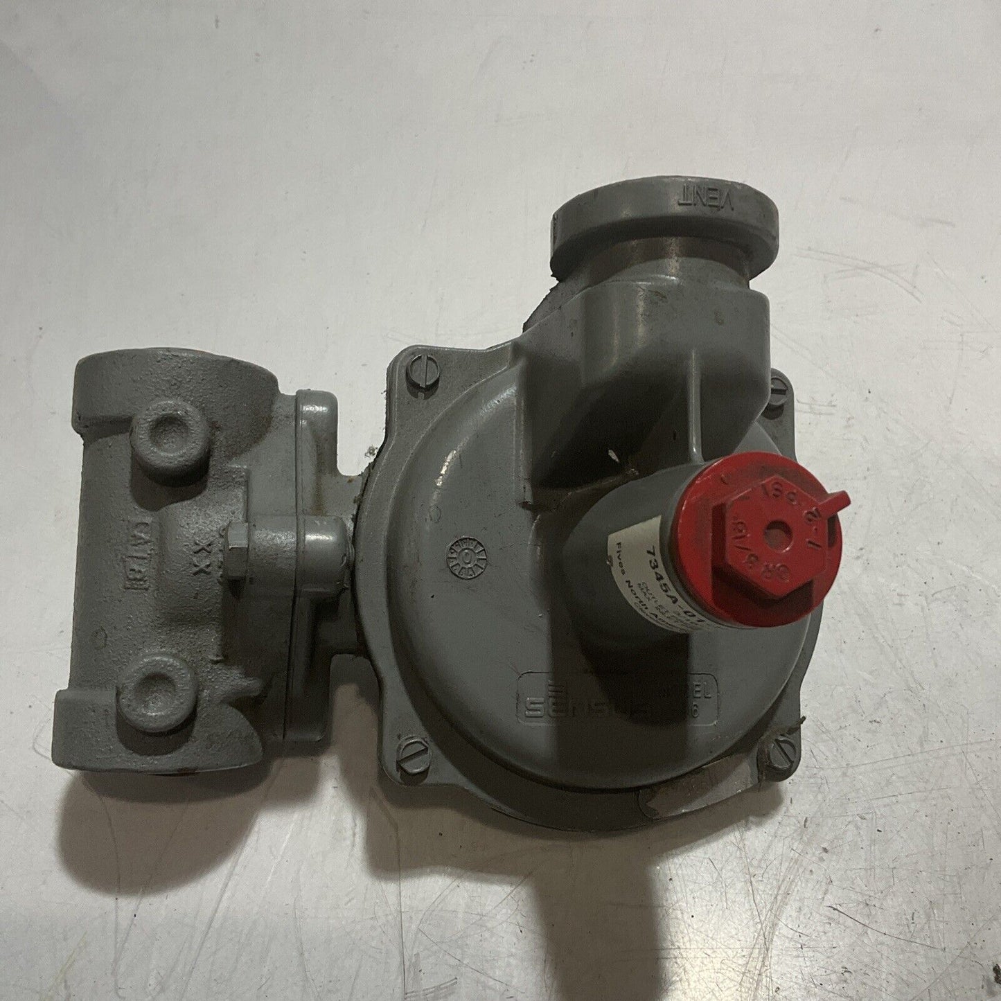 SENSUS 7345A-01-H2 MODEL 496 GAS PRESSURE REGULATOR 80 PSI N3M