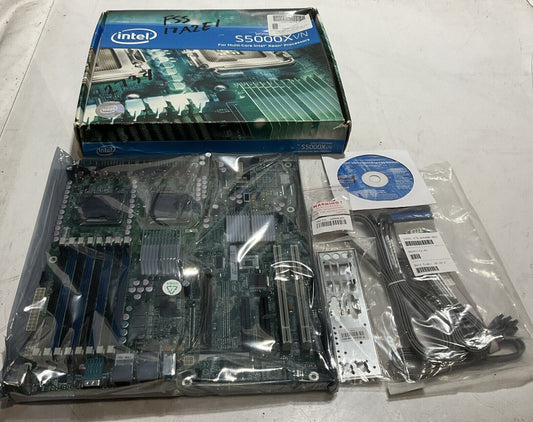 INTEL  S5000XVN MOTHERBOARD FOR MULTI-CORE INTEL  XEON DUAL CORE  PROCESSOR  U3S