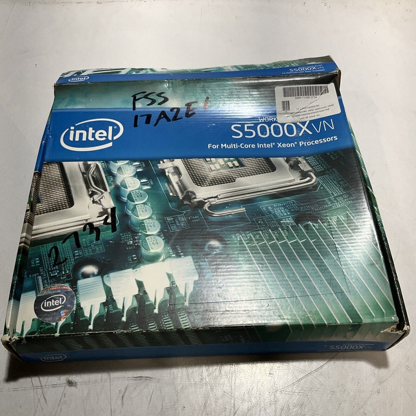 INTEL  S5000XVN MOTHERBOARD FOR MULTI-CORE INTEL  XEON DUAL CORE  PROCESSOR  U3S