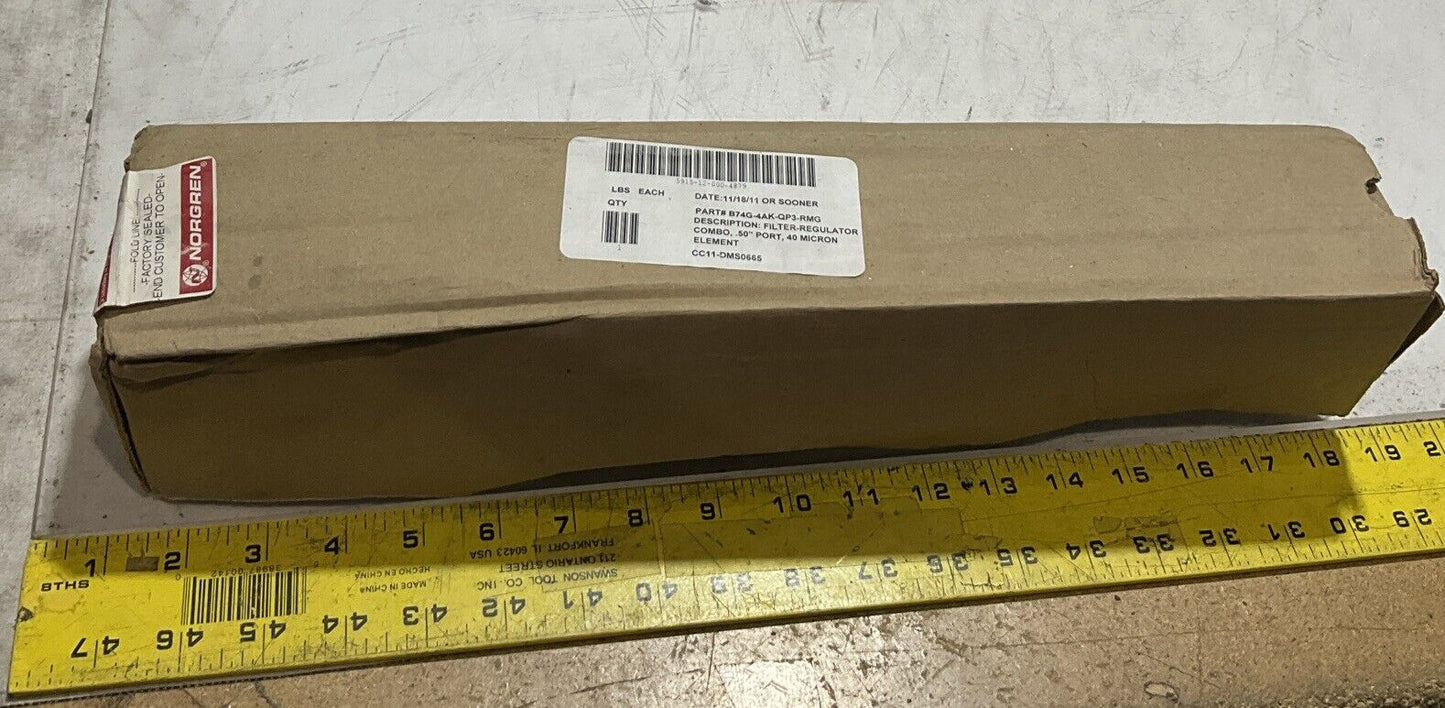 NORGREN B74G-4AK-QP3-RMG  FILTER /REGULATOR  COMBO U3S