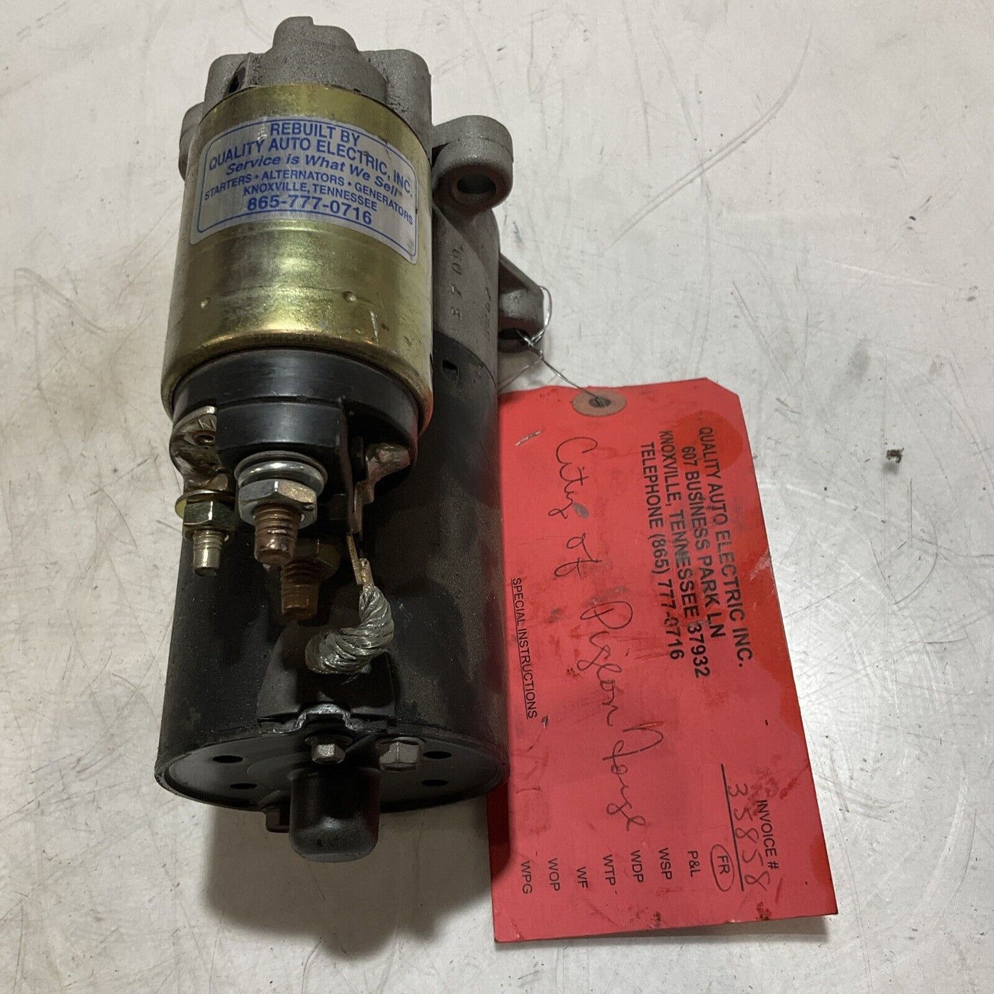 FORD  97 F75U-11131-AA   STARTER REMAN  P5R