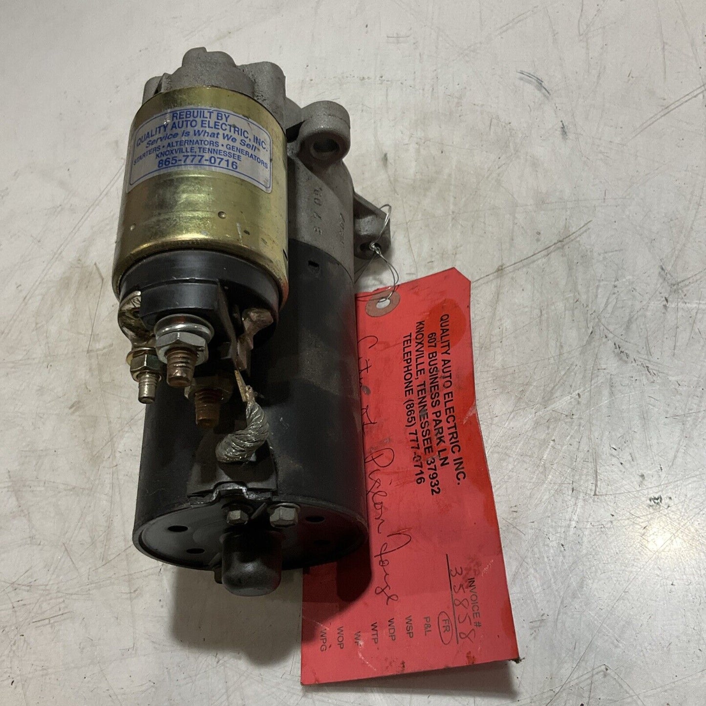 FORD  97 F75U-11131-AA   STARTER REMAN  P5R