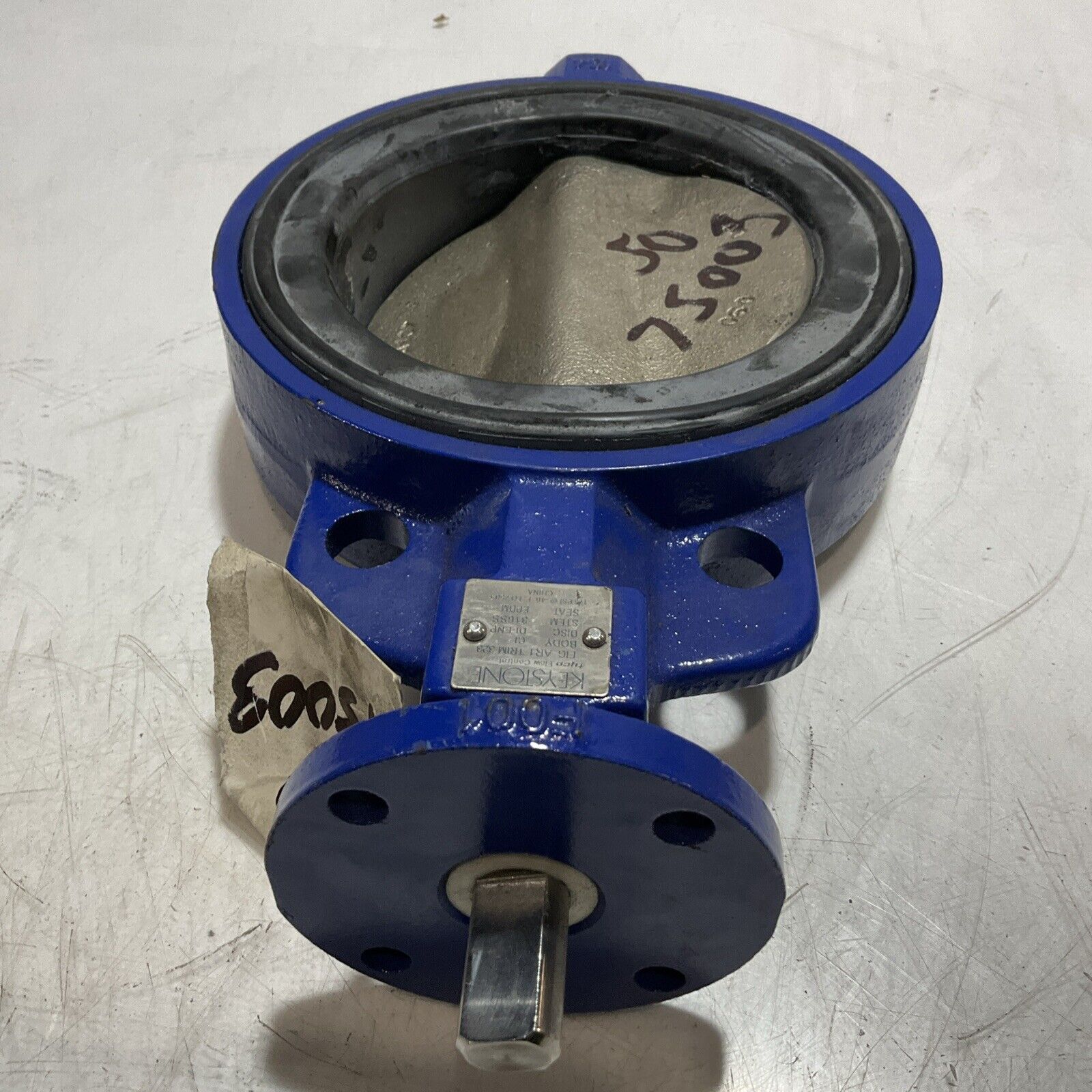 KEYSTONE TYCO F001 FLOW CONTROL BUTTERFLY VALVE N3M – Industrial Garage ...