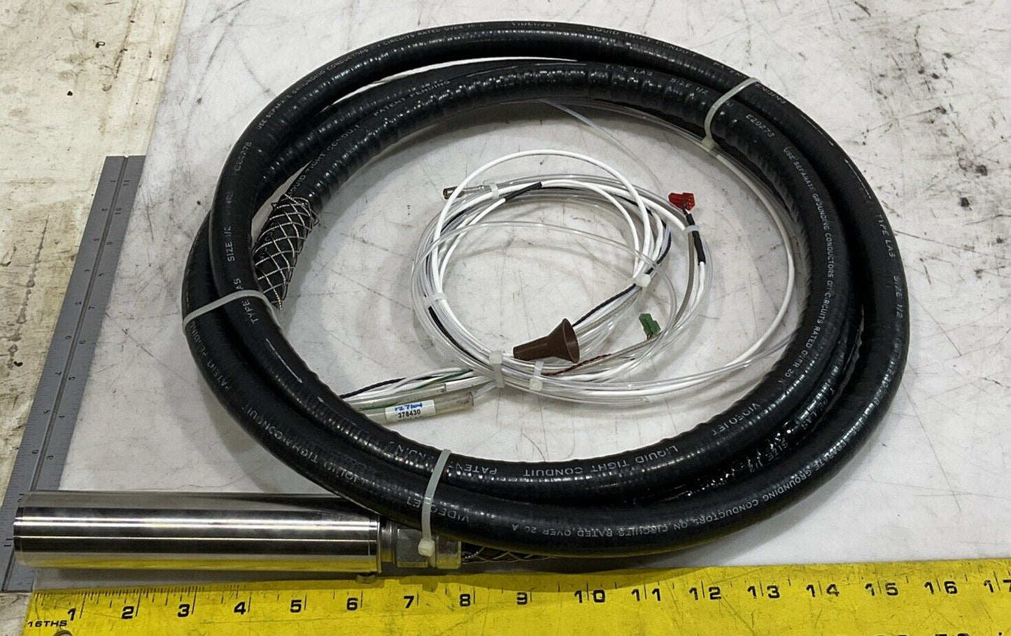 VIDEOJET PRINTHEAD UMBILICAL ASSEMBLY CABLE SP378430  U3S