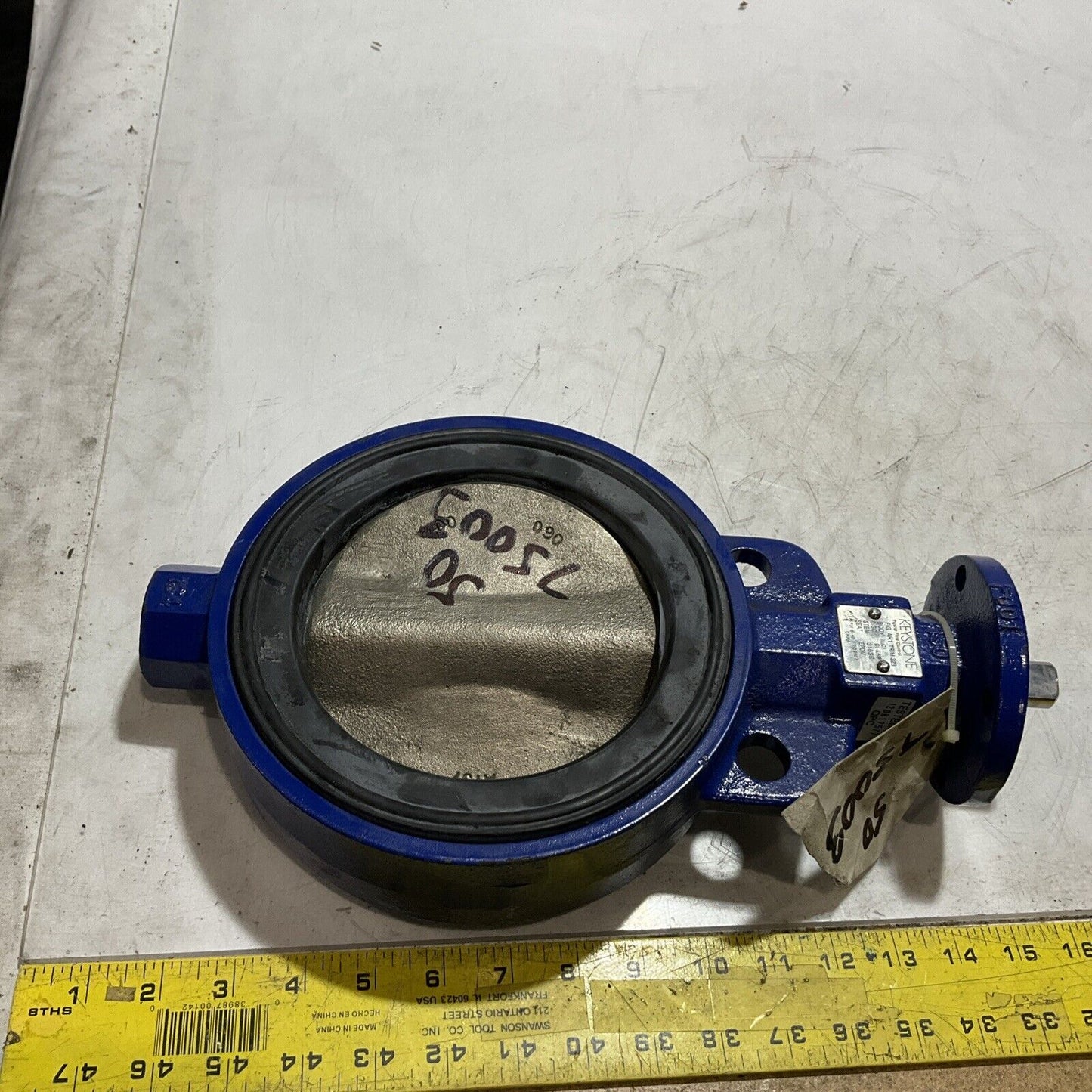 KEYSTONE TYCO F001  FLOW CONTROL BUTTERFLY VALVE  N3M