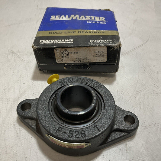 SEALMASTER SFT-23C GOLD LINE FLANGE BALL BEARING UNIT 1-7/16" N3M