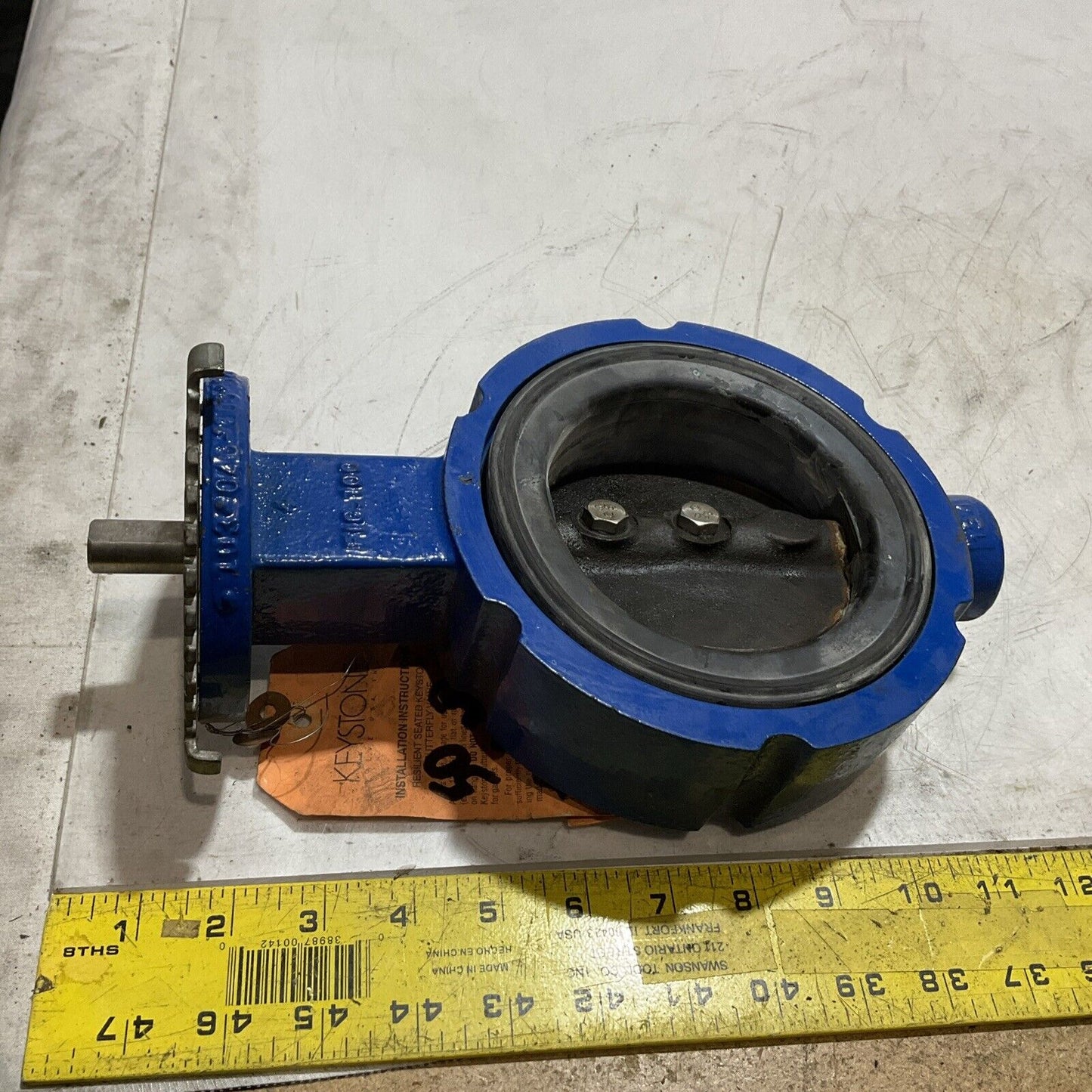 KEYSTONE  276-620-400-012  BUTTERFLY VALVE WITH SPRING LOADED HAND TOOL  N3M
