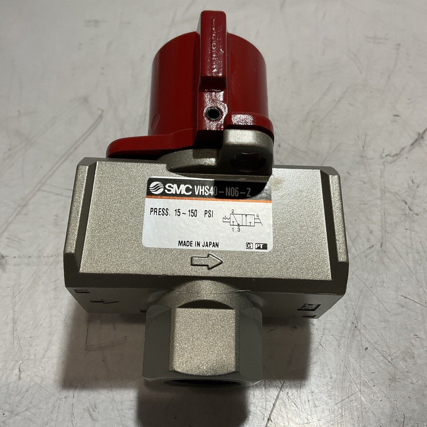 SMC  VHS40-N06-Z PRESSURE RELIEF  VALVE WITH  3 WAYS LOCK-OUT  U3S