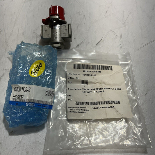 SMC VHS30-N03-Z  VALVE PRESSURE RELIEF 3PORT  U3S