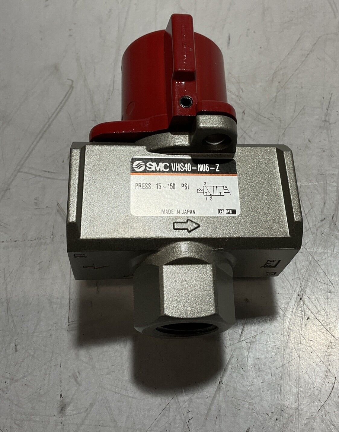 SMC  VHS40-N06-Z PRESSURE RELIEF  VALVE WITH  3 WAYS LOCK-OUT  U3S