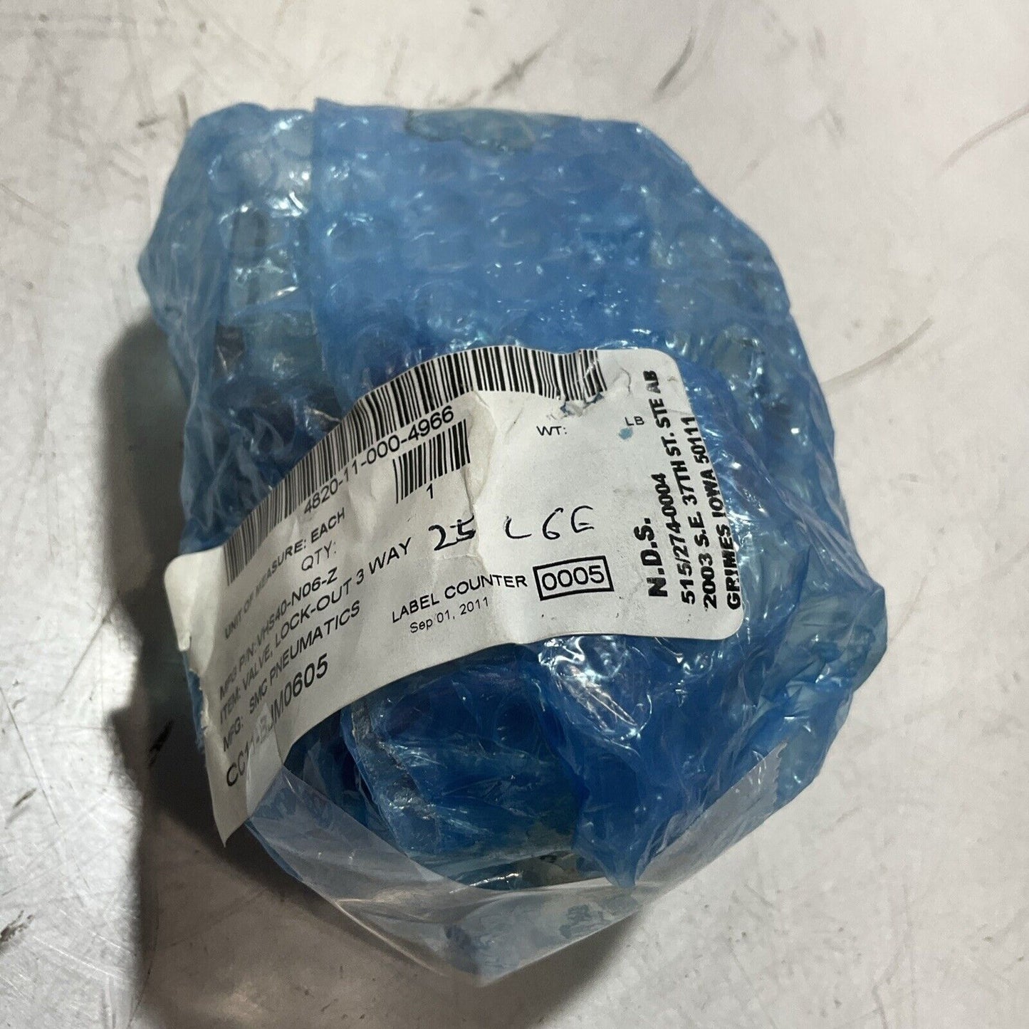 SMC  VHS40-N06-Z PRESSURE RELIEF  VALVE WITH  3 WAYS LOCK-OUT  U3S