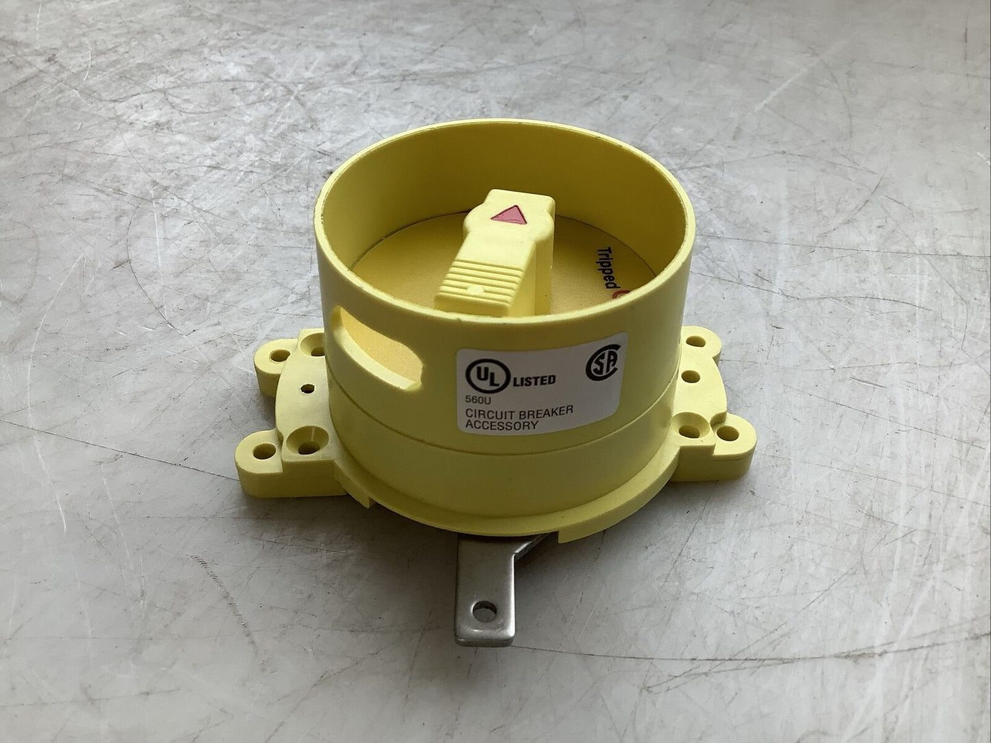 EATON HRGCC3S YELLOW SHROUDED ROTARY HANDLE FOR BREAKER SWITCH U3S