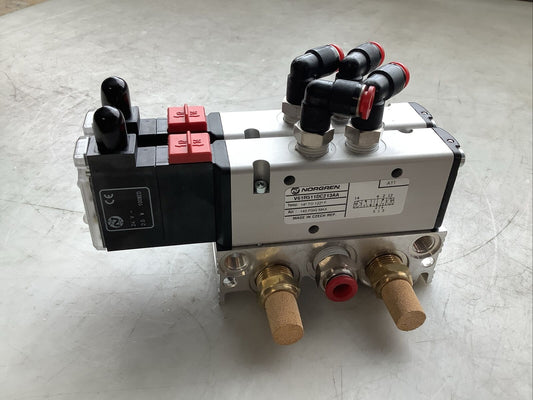 NORGREN V61R511DC213AA SOLENOID VALVE PAIR MANIFOLD 145PSIG U3S