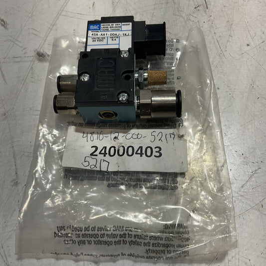 MAC 45A-AA1-DDAJ-1KJ  SOLENOID VALVE  U3S