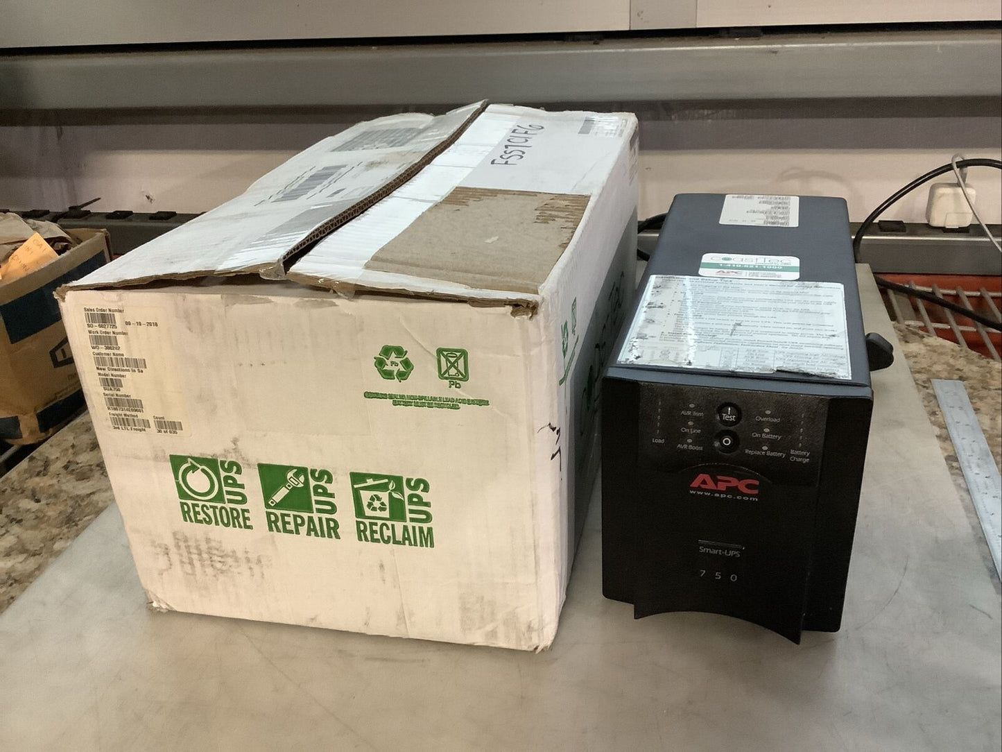 APC SUA750 SMART UPS 750VA POWER SUPPLY 500W U3S