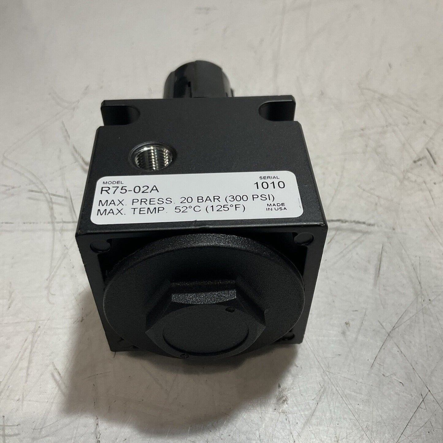 PARKER  R75-02A PNEUMATIC DIVISION REGULATOR  PRESSURE U3S