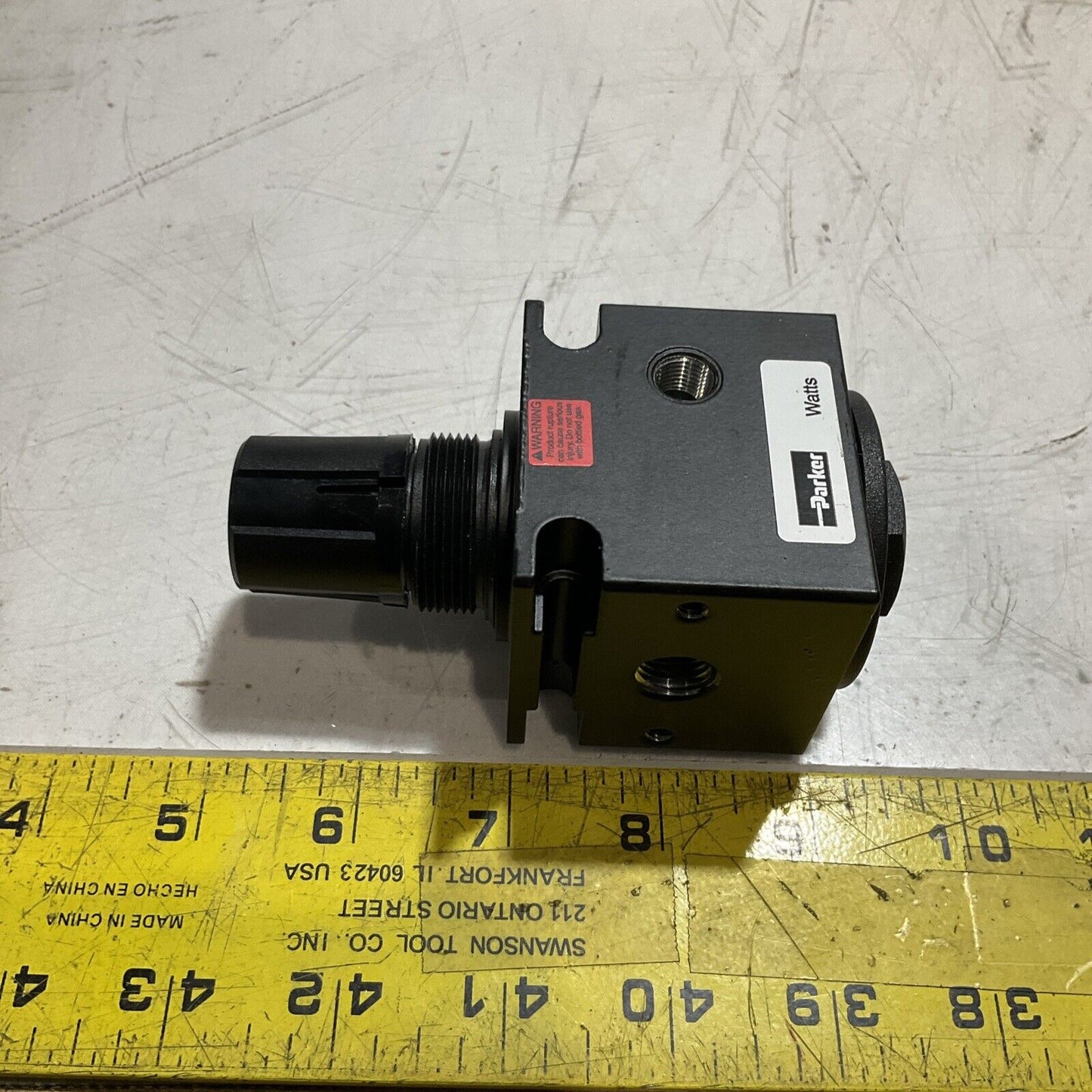 PARKER  R75-02A PNEUMATIC DIVISION REGULATOR  PRESSURE U3S