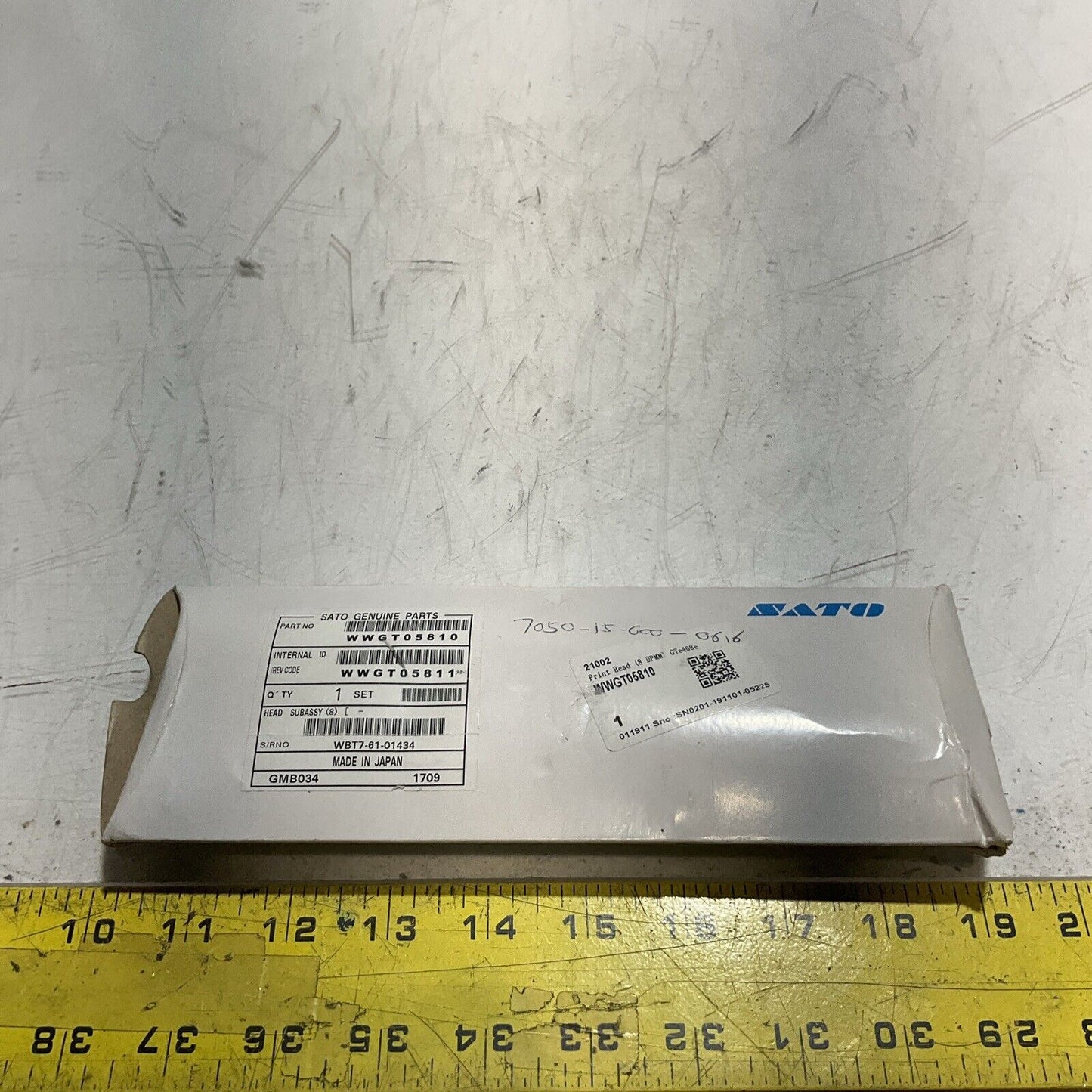 SATO WWGT05810 kpm-112-8tar2-sk GENUINE PRINT HEAD  U3S