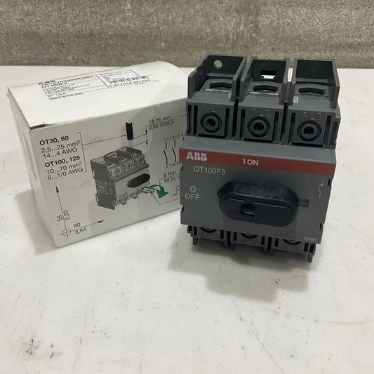 ABB 1SCA105004R1001 OT100F3 DISCONNECTOR SWITCH 100A U3S