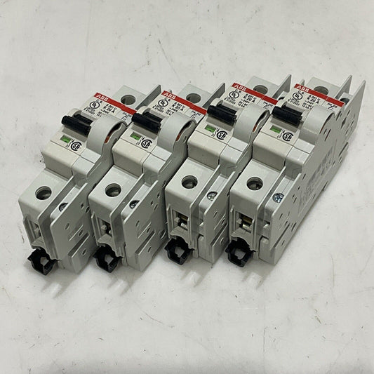 ABB S 201 U K 20 A MINI CIRCUIT BREAKER 240V 50/60HZ LOT OF 4 U3S