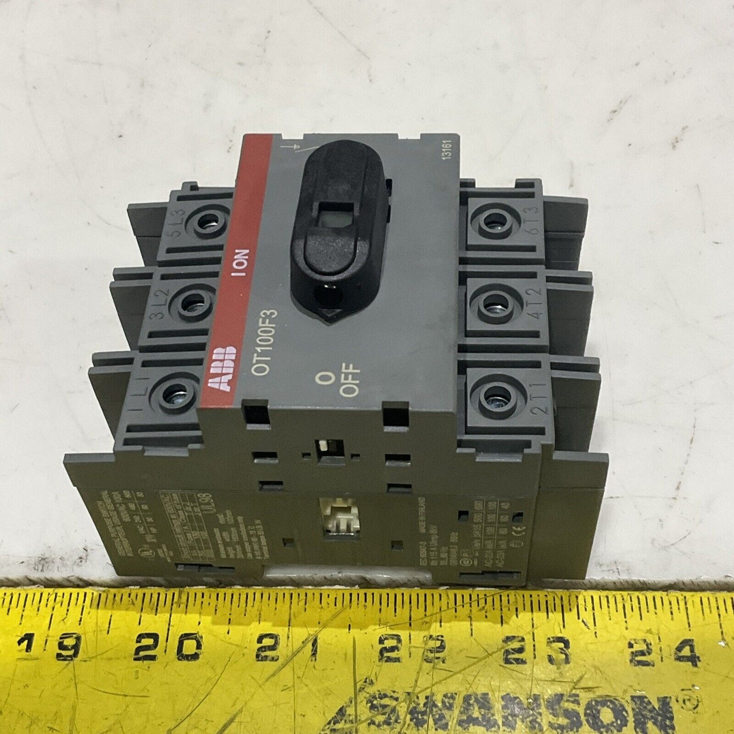 ABB 1SCA105004R1001 OT100F3 DISCONNECTOR SWITCH 100A U3S