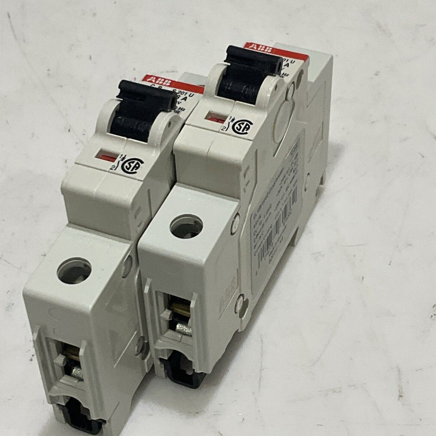 ABB S201U-K8 S 201 U K 8 A CIRCUIT BREAKER 240V 50/60HZ LOT OF 2 U3S