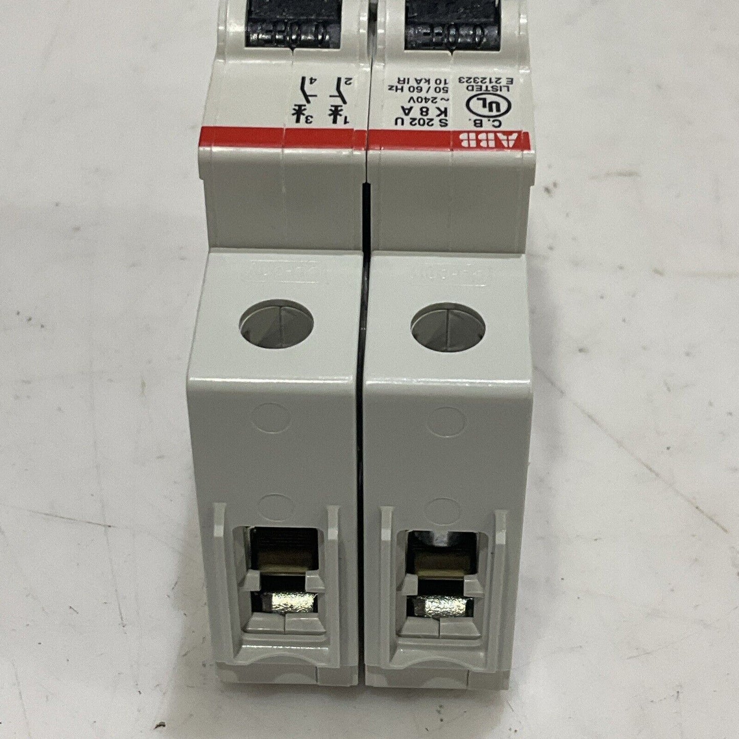 ABB S 202 U K 8 A S202U-K8 MINI CIRCUIT BREAKER 240V 50/60HZ U3S