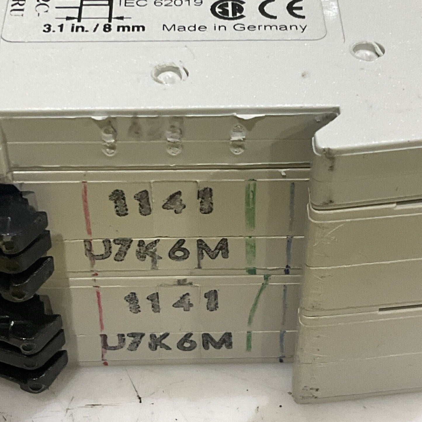 ABB S 203 U K 6 A CIRCUIT BREAKER 2 P 50/60 HZ LOT OF 6 U3S