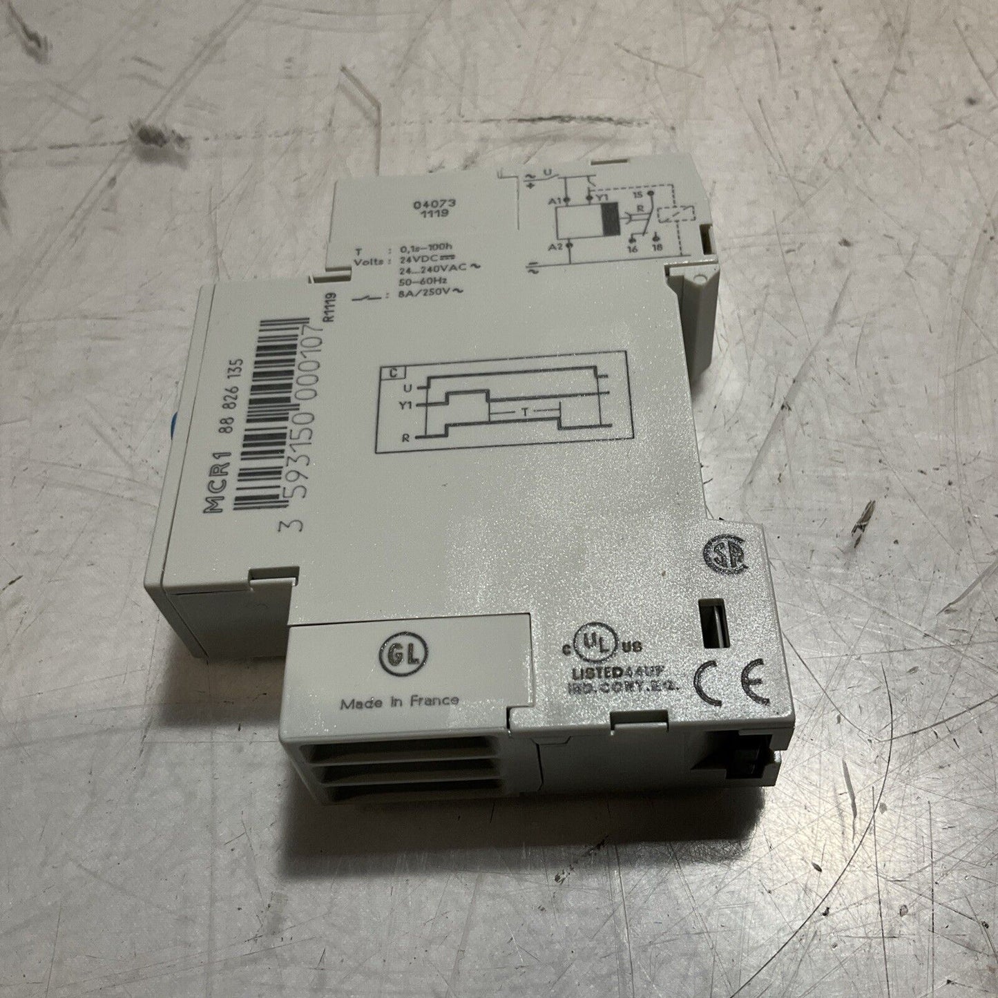 CROUZET 88826135 TIMER CHRONOS 2 DELAY INDUSTRIAL AUTOMATION  AND CONTROLS U3S