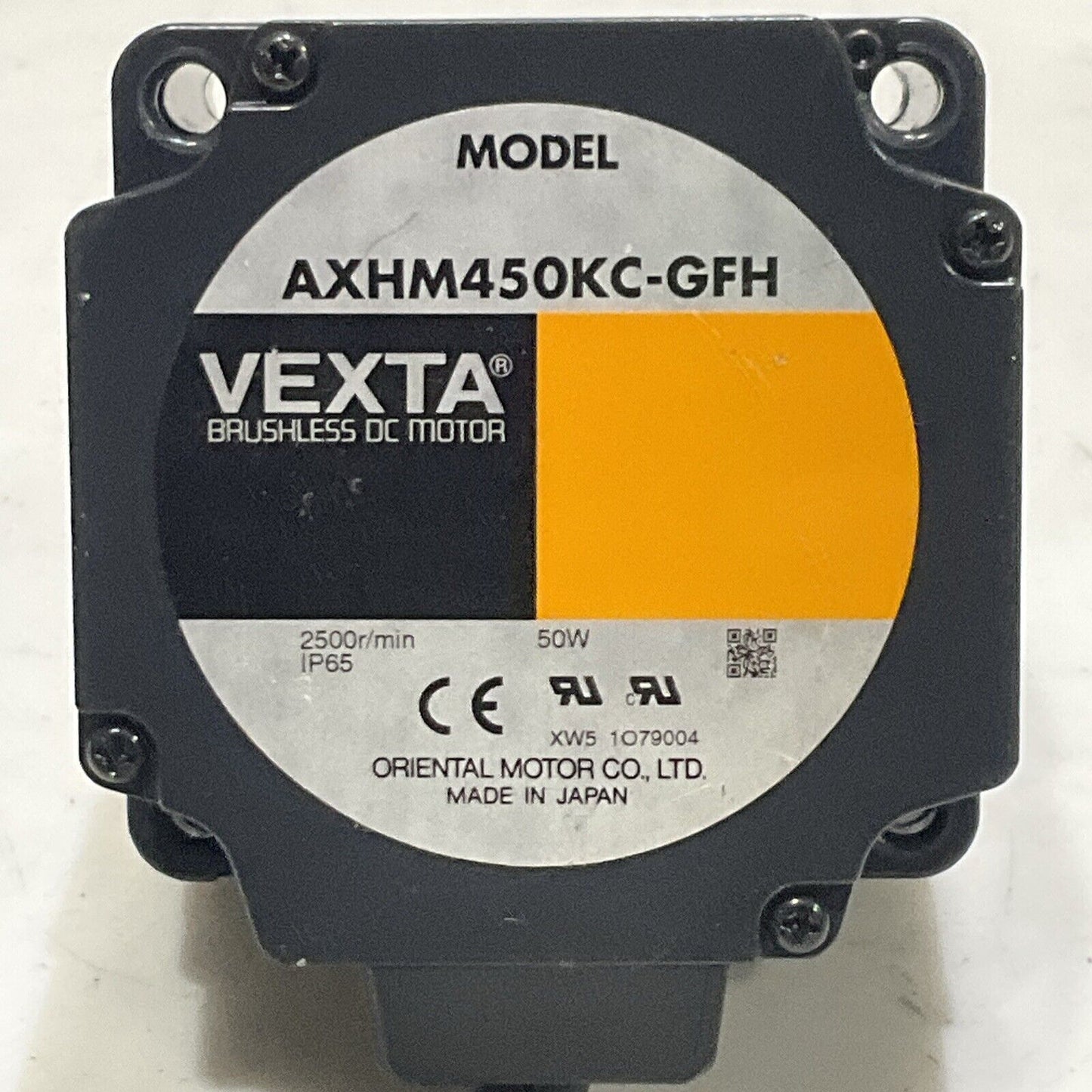 VEXTA AXHM450KC-GFH BRUSHLESS DC MOTOR 2500RPM 50W WITH GFH4G50 GEAR HEAD U3S