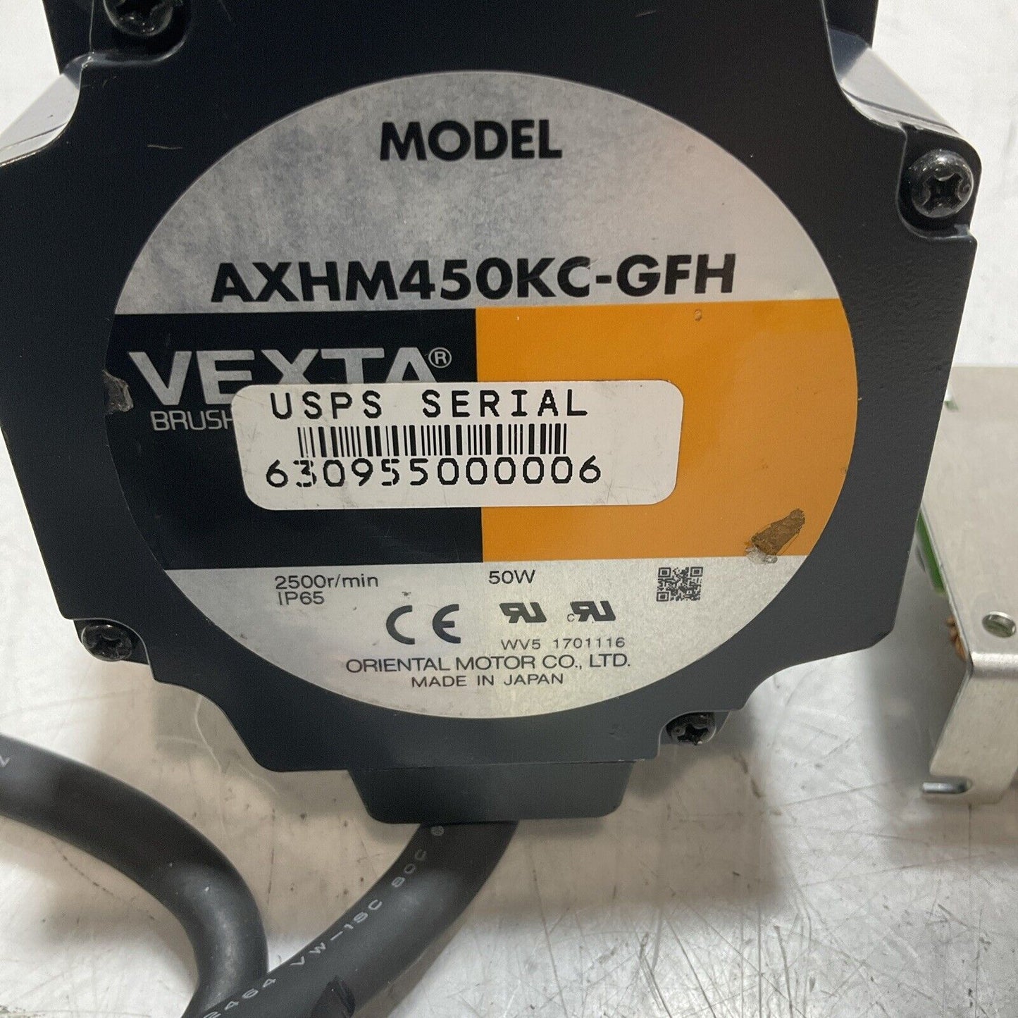 VEXTA AXHM450KC-GFH  ORIENTAL MOTOR W/ DRIVER AXHD50K U3S