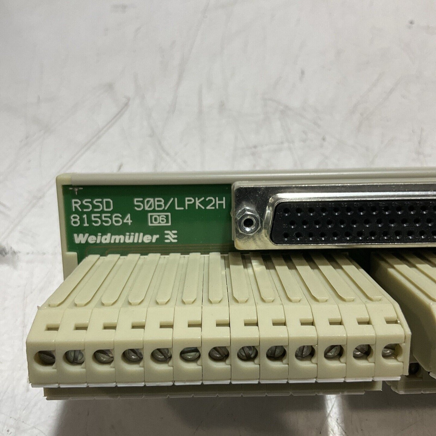 WEIDMULLER  8155640000 RS SD50B UNC LPK2 RSSD 50B/LPK2H TERMINAL BLOCK  U3S