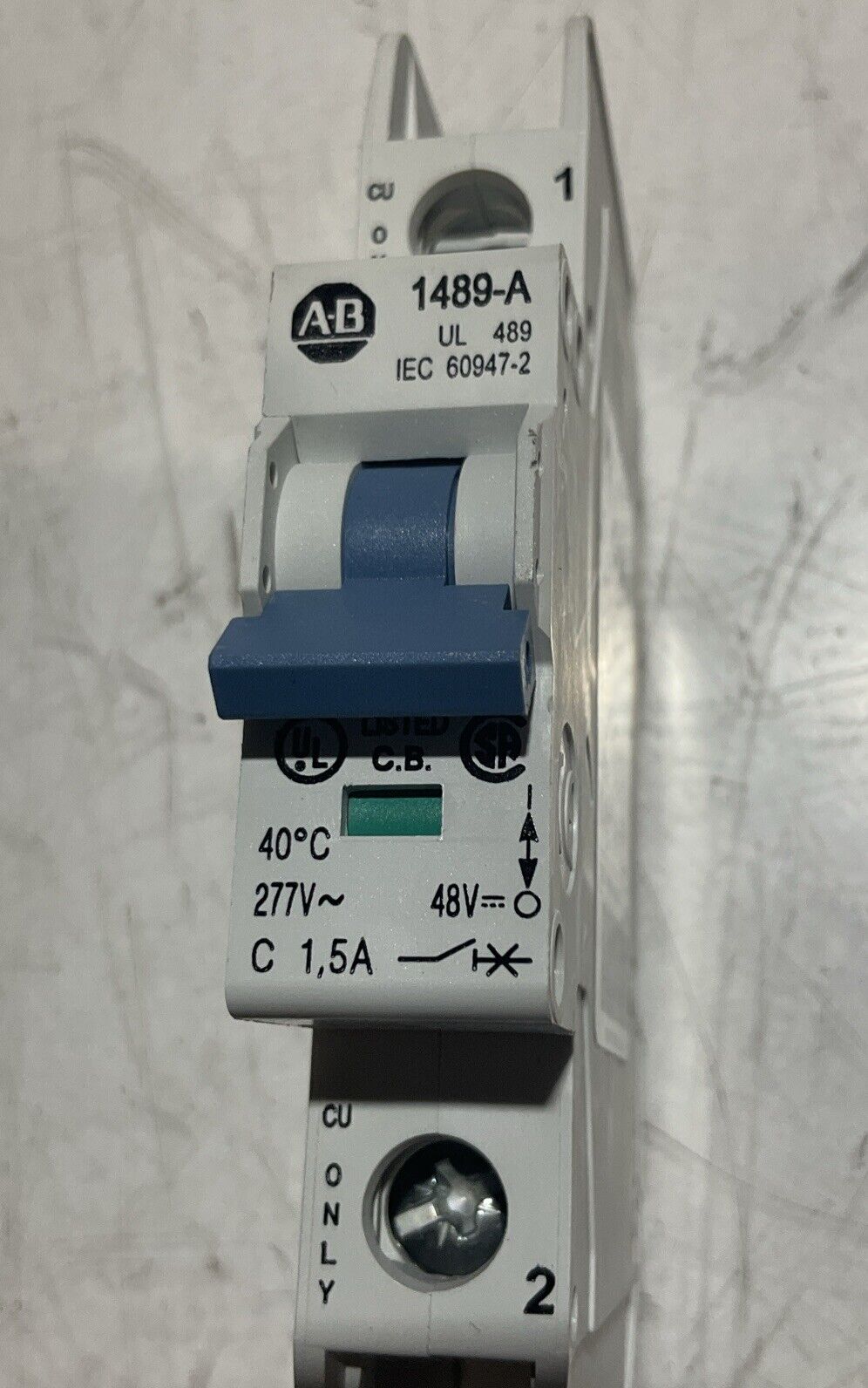 A-B  1489-A  MINIATURE CIRCUIT BREAKER  1 POLE  U3S